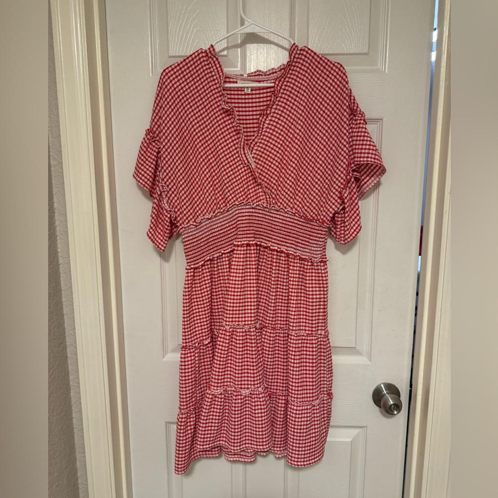 Red Gingham Dress